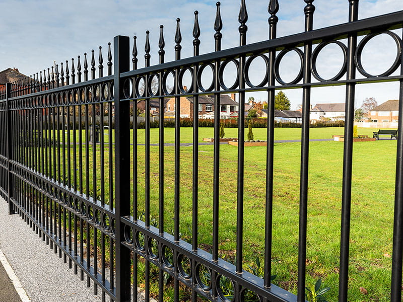 Ornamental metal railings style B