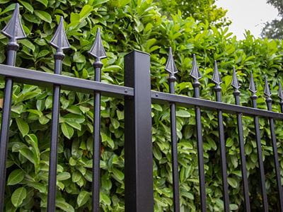Ornamental railing post with ball top finial