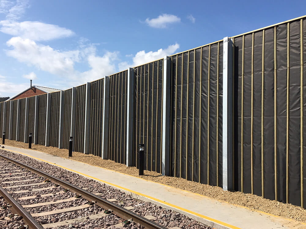 railway acoustic security fencing