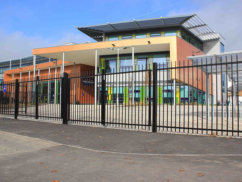 School perimeter fencing