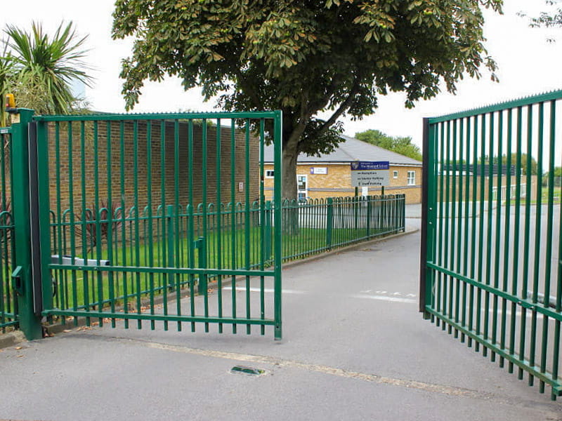 Electric school gates