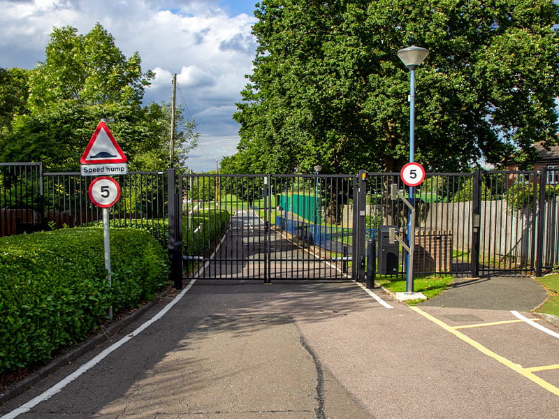 automated school security gates