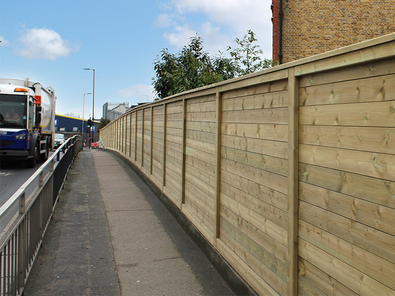 Acoustic barriers Acoustic barriers for city pubs