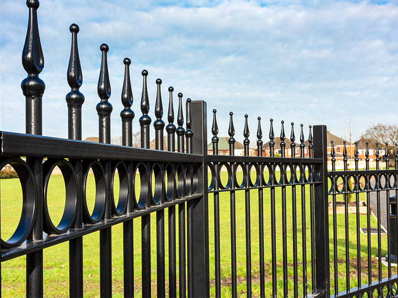Black Ornamental Metal Railings Ornamental Metal Railings