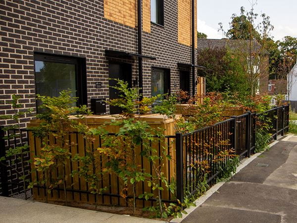 Front garden fencing