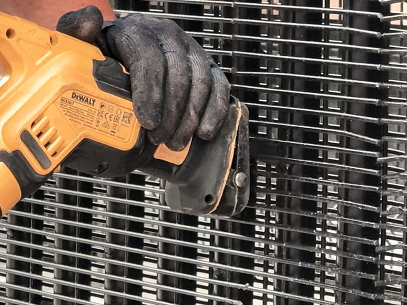 Fence panels Testing fence panels