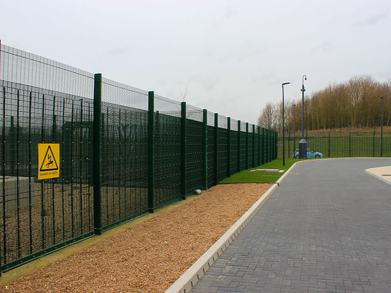 Security fencing for BESS sites