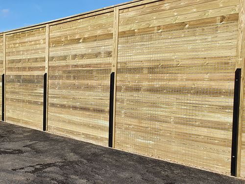 High security privacy fencing