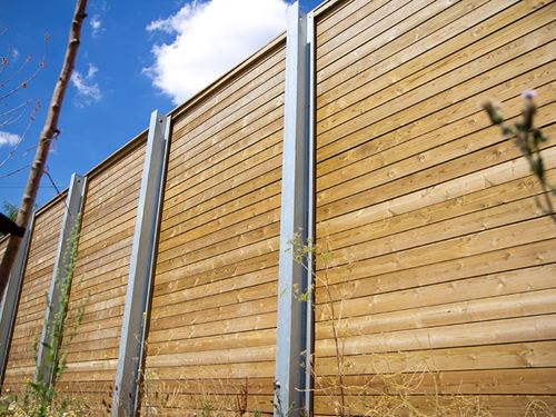 Security fencing with privacy