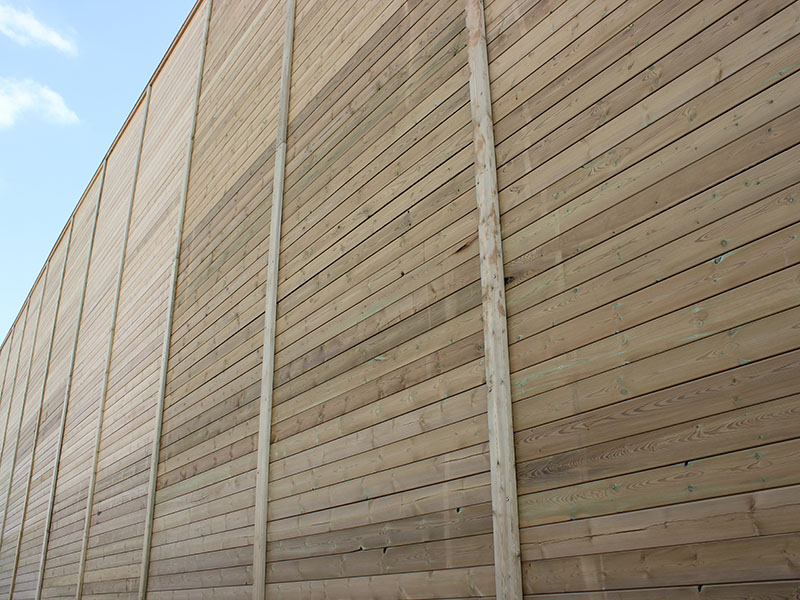 Motorway acoustic fencing