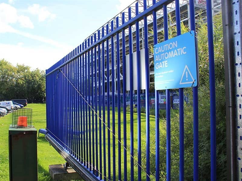 Sliding security gate