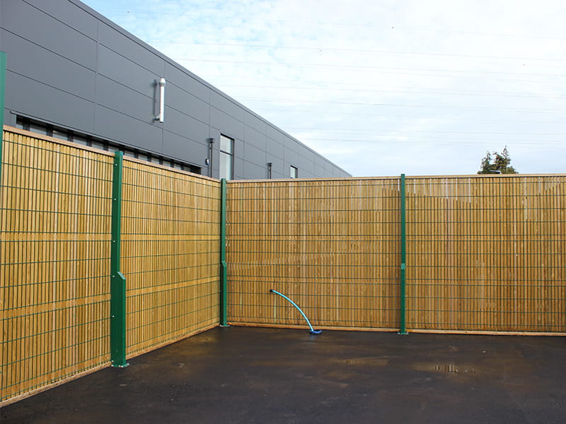 Bin Storage Area For Commercial Site