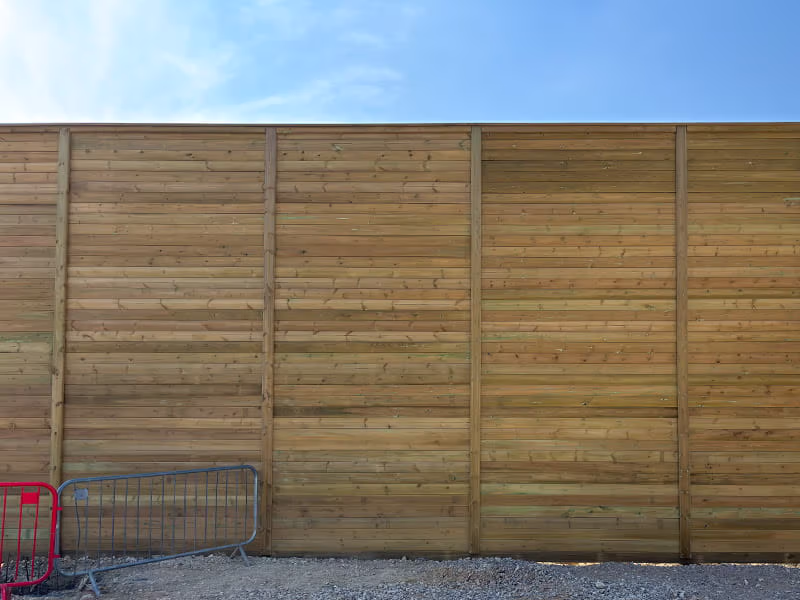 Acoustic Barrier Panels to Reduce Noise at Battery Energy Storage Site