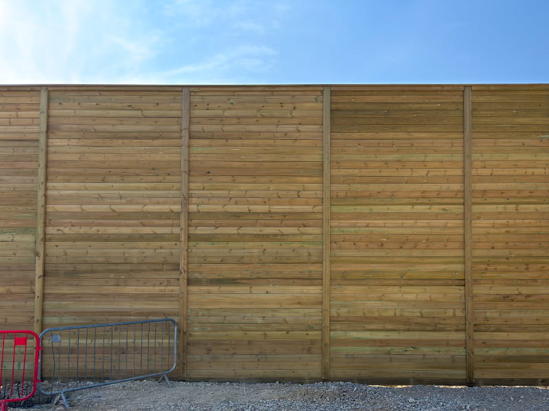 Acoustic Barrier Panels to Reduce Noise at Battery Energy Storage Site
