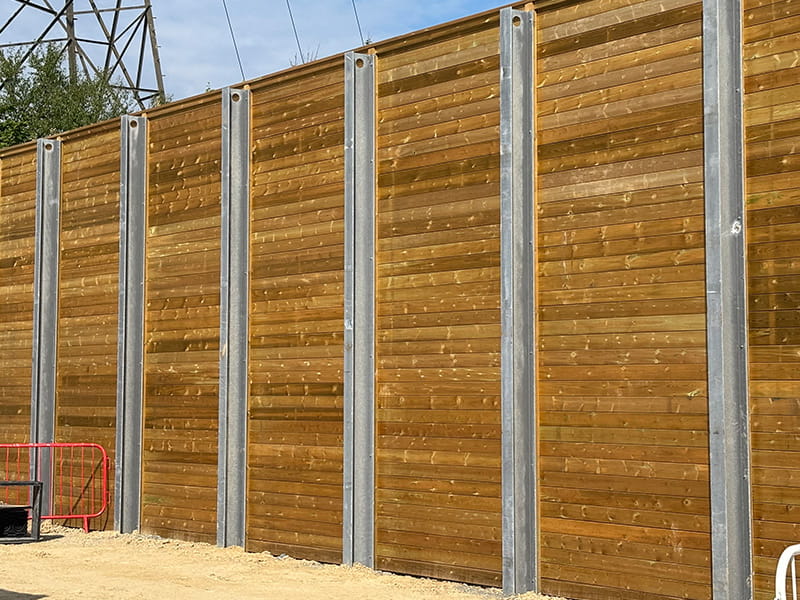 Acoustic Barriers to Reduce Noise at Battery Energy Storage Site