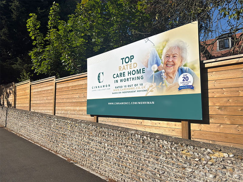 Acoustic barrier for care home