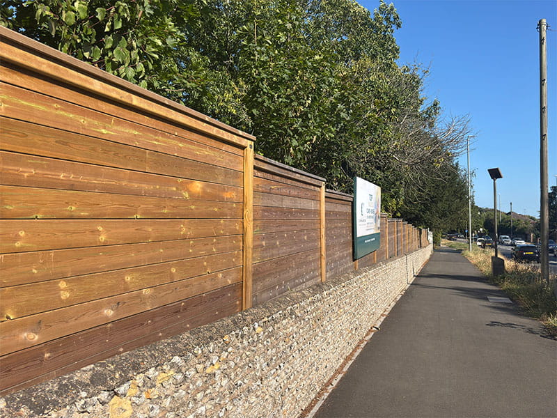 Acoustic barrier for care homes