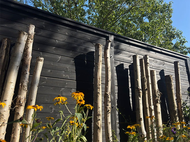 Timber acoustic fencing