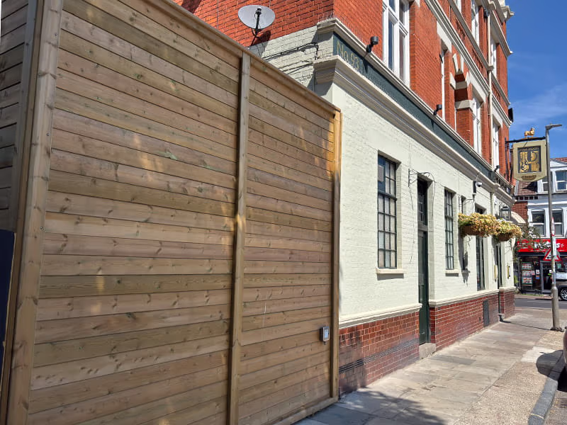 Acoustic Barriers for London Pub