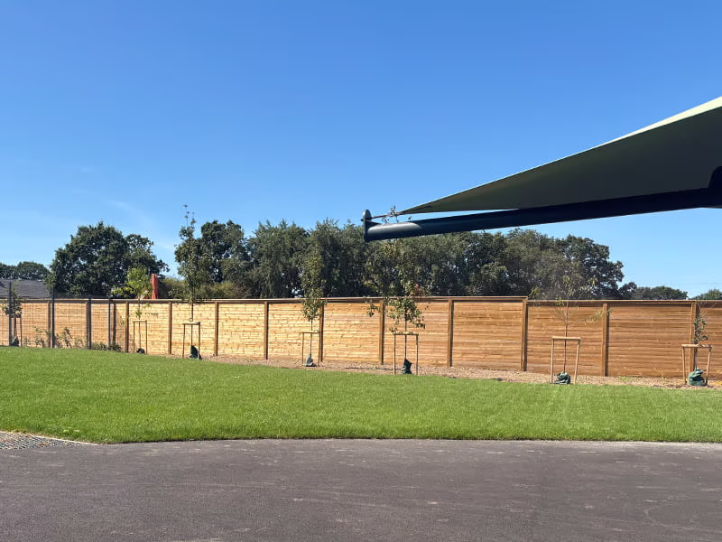 Acoustic barriers for SEMH school