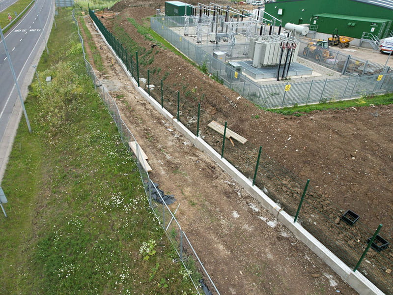 Energy storage systems security fencing