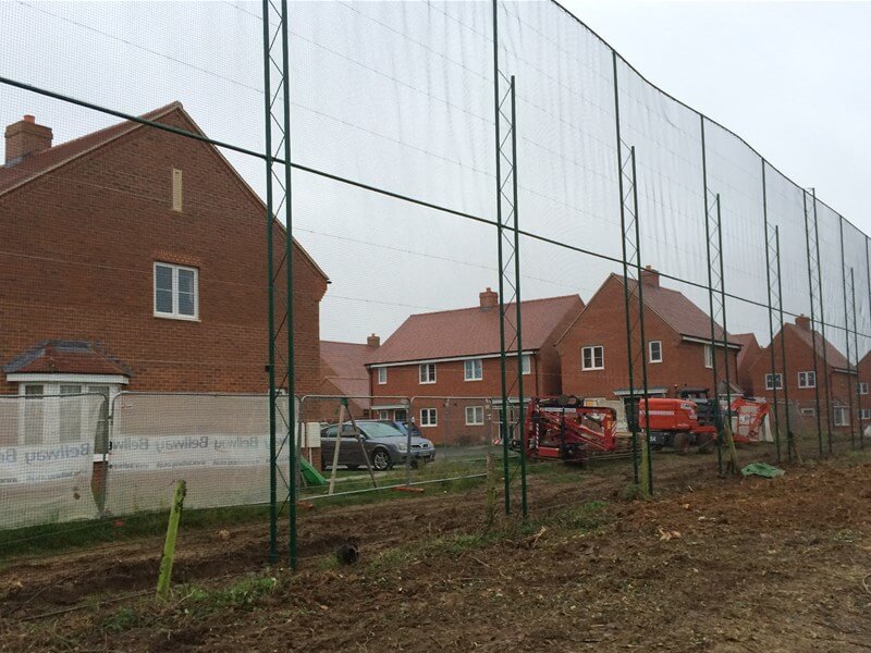 Bellway Homes Ball Stop Fencing