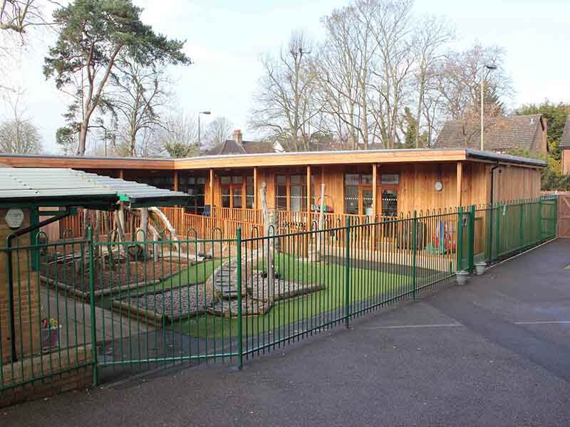 School playground fencing
