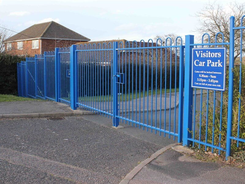 Double Leaf Swing Gates Blean School
