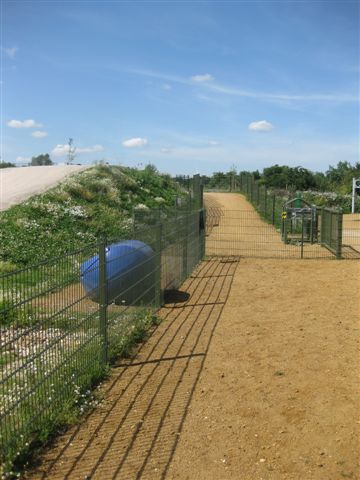 Bike track fencing