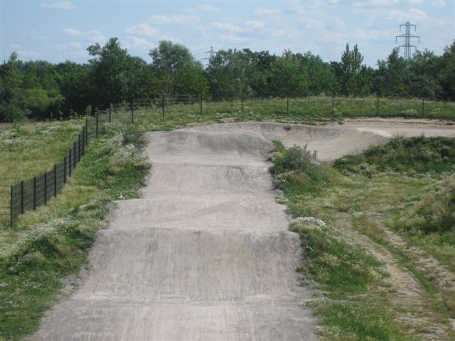 BMX track safety fencing