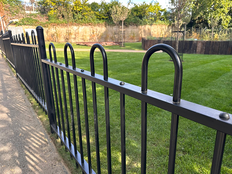 Cemetery memorial garden fencing