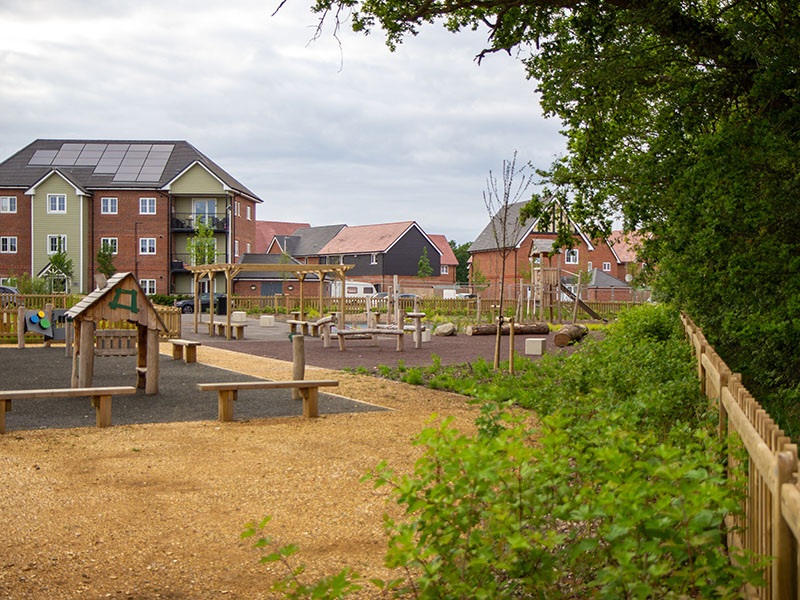 Housing estate play area