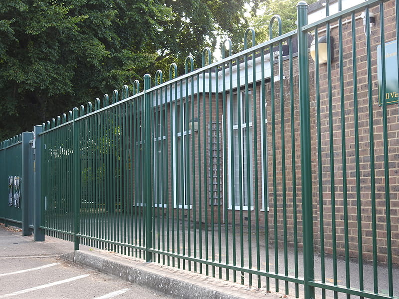 Green school fencing