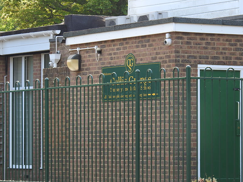 School fencing installation