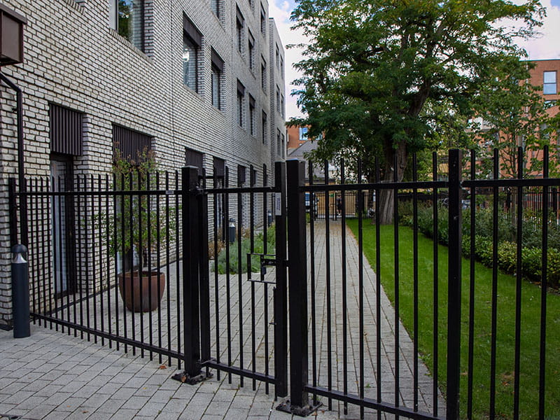 Residential home security fencing