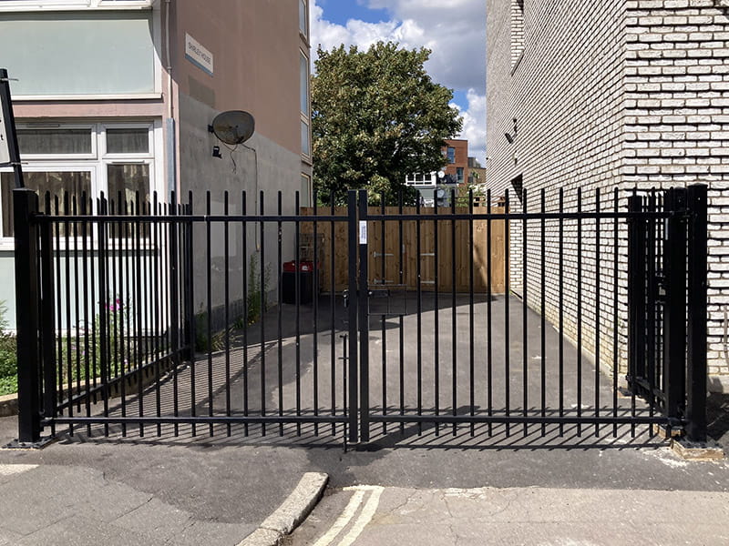 Steel gates
