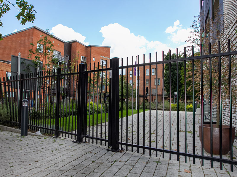 Vertical bar railings