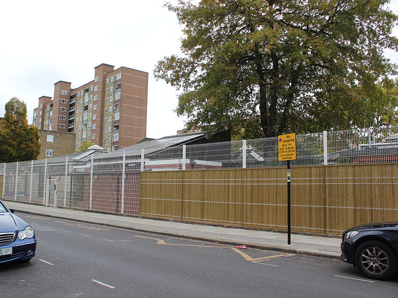 School perimeter fencing