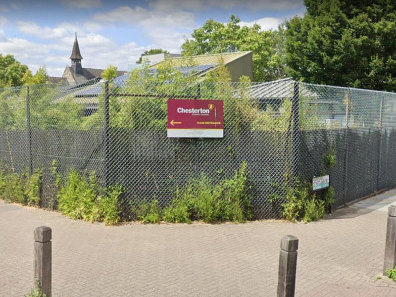Unsafe school fencing