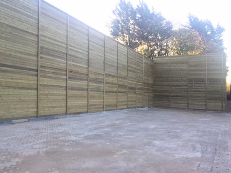 7m high acoustic fencing