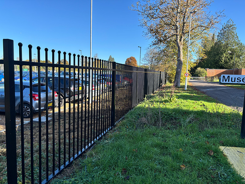 barbican ball top railings for school