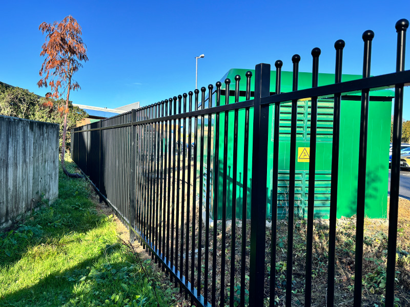 barbican ball top railings for school