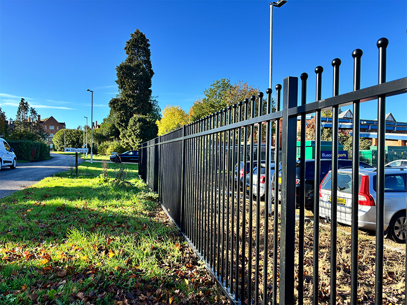 barbican powder coated black