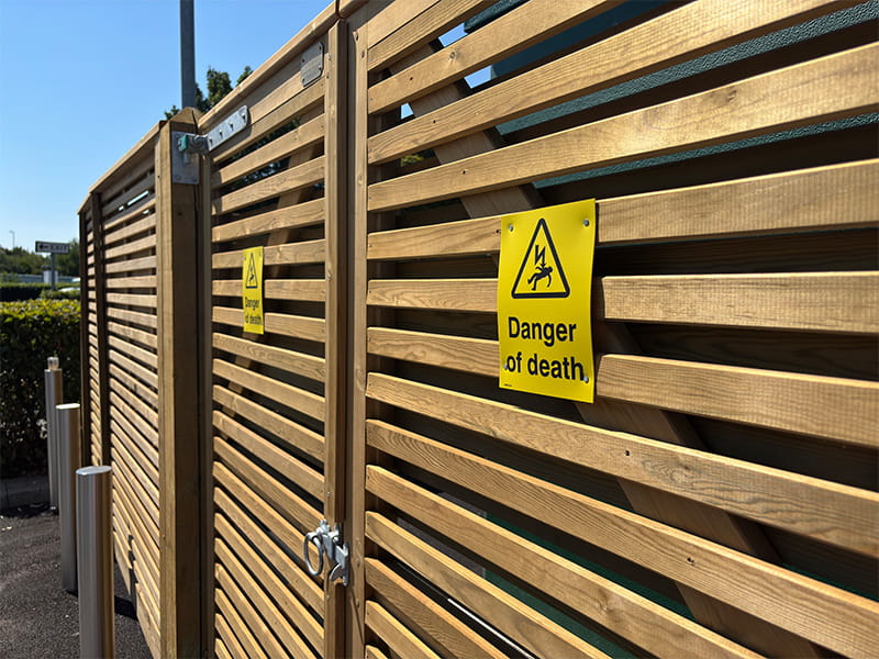 Fencing for EV Chargers