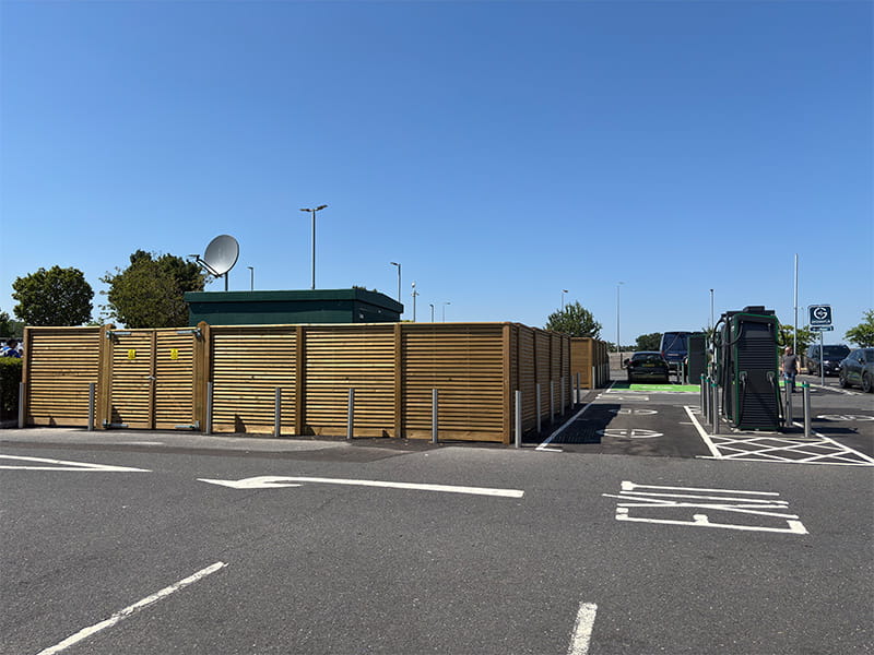 Fencing for EV Chargers