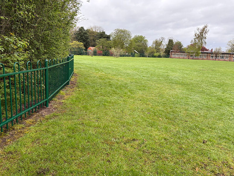 Green school fencing