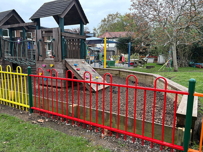 Play area fencing