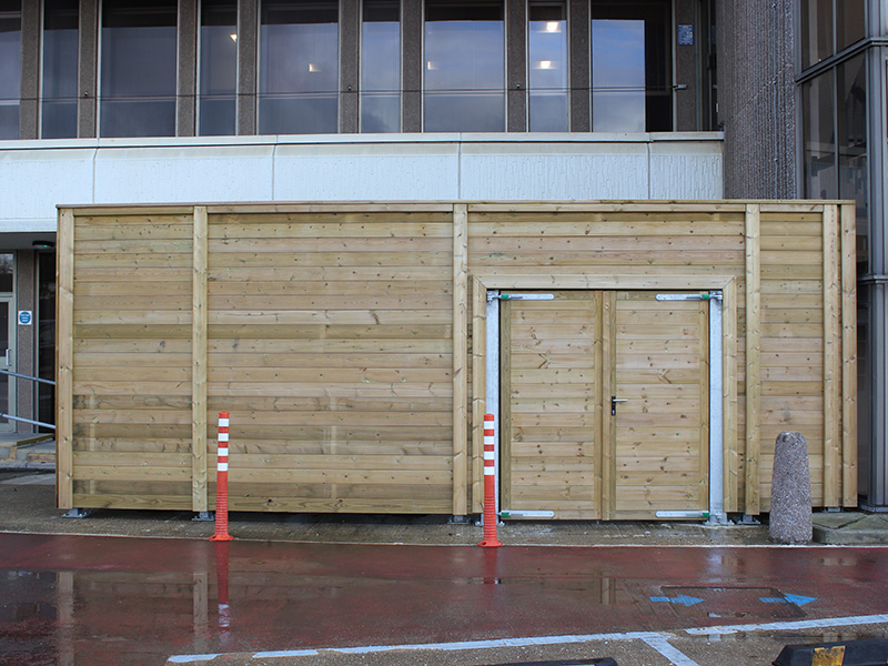 Timber acoustic enclosure