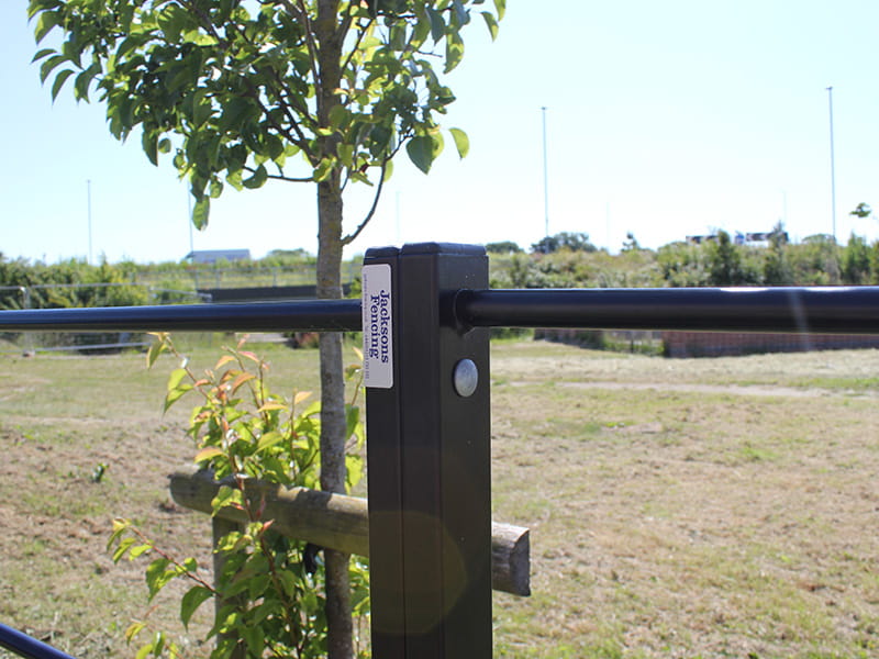 Black estate fencing