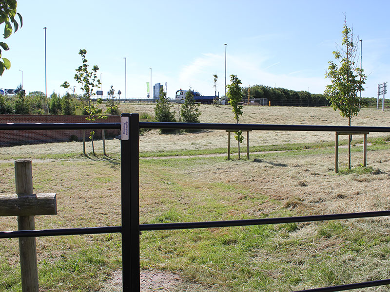 Steel estate railings